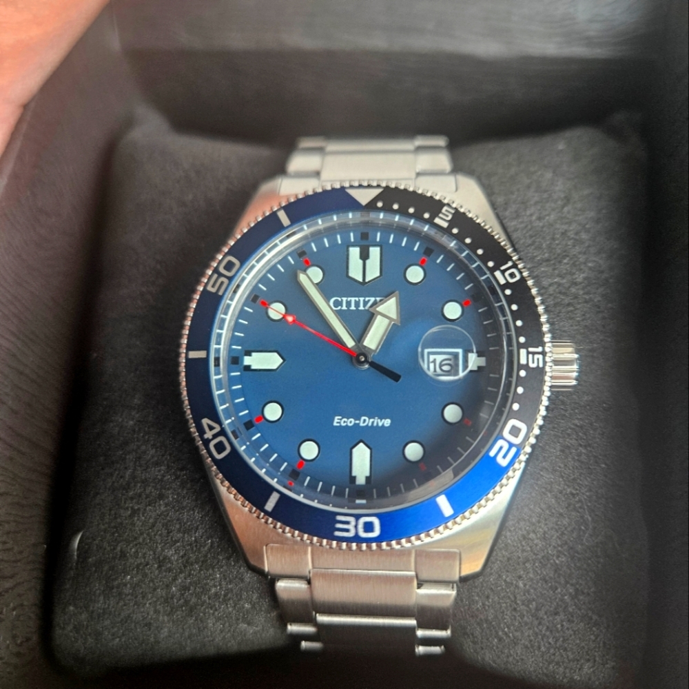 Citizen Men's Eco-Drive Blue Dive Watch